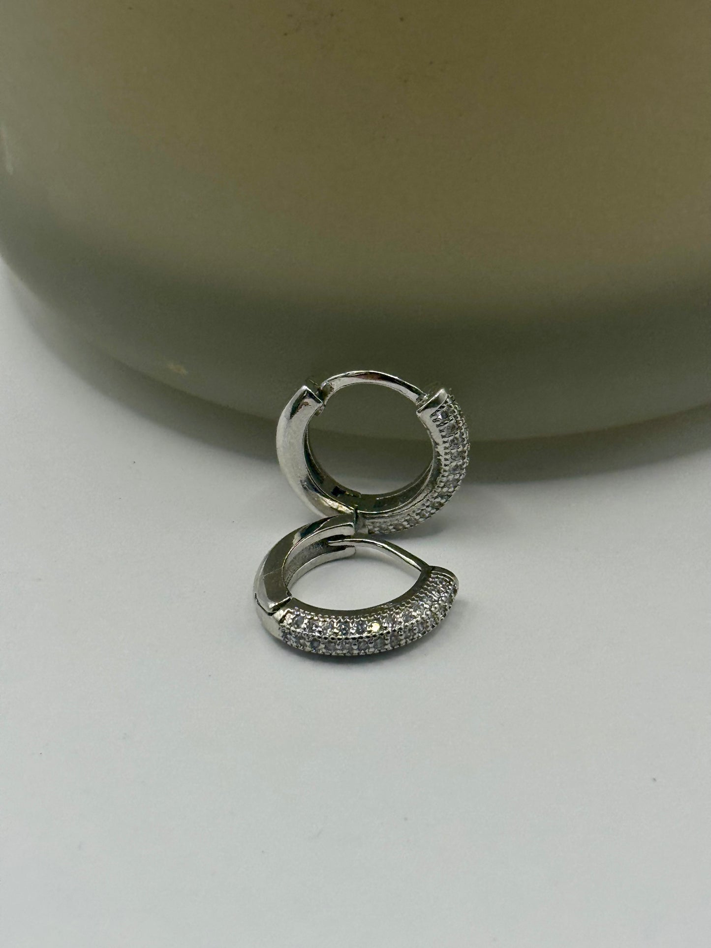 Silver hoop