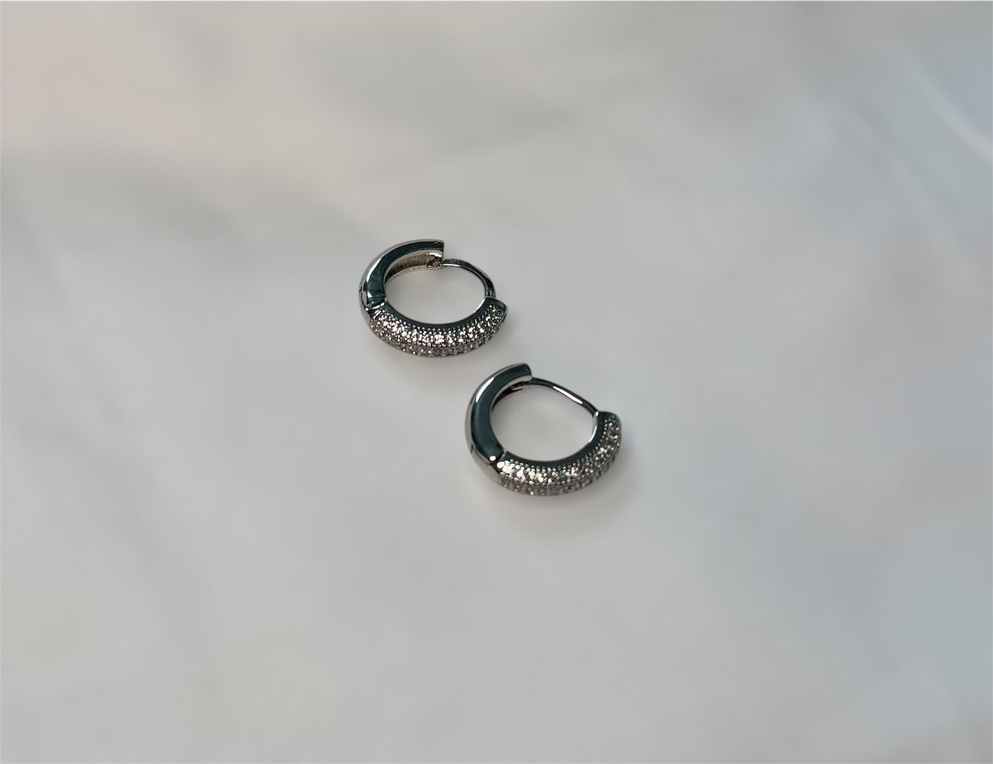 Silver hoop