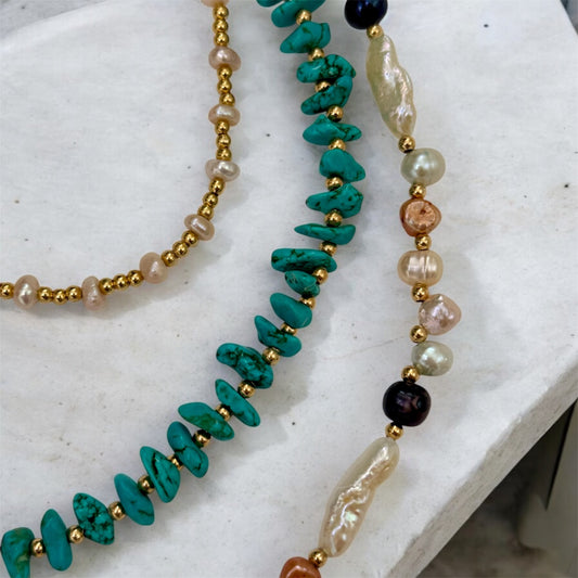 Freshwater Pearl Bead Necklace