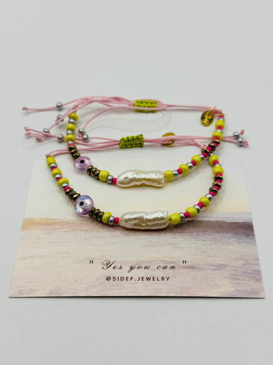Pink bracelet