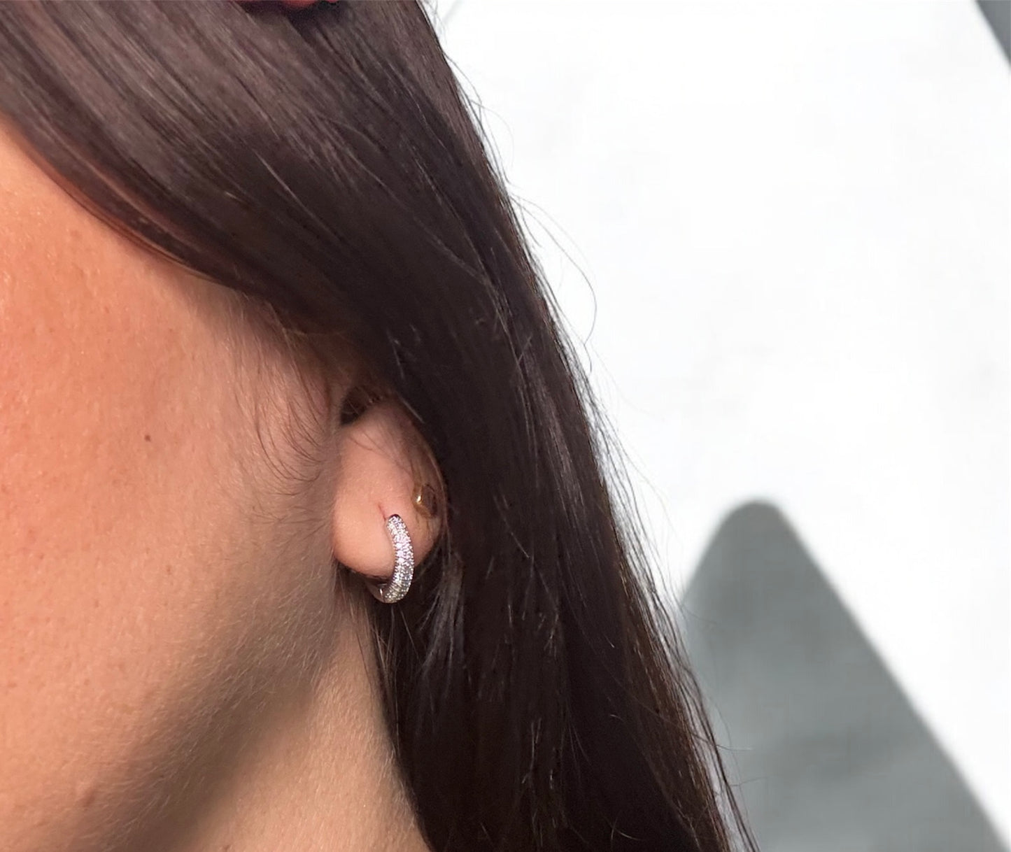 Silver hoop