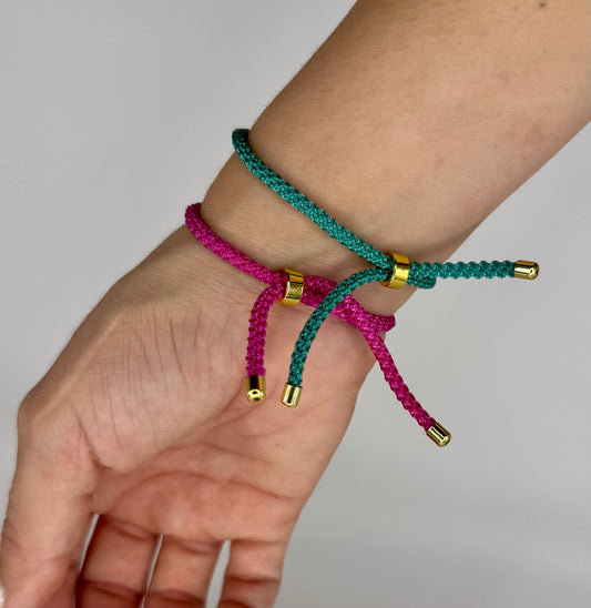 Fushia angel bracelet