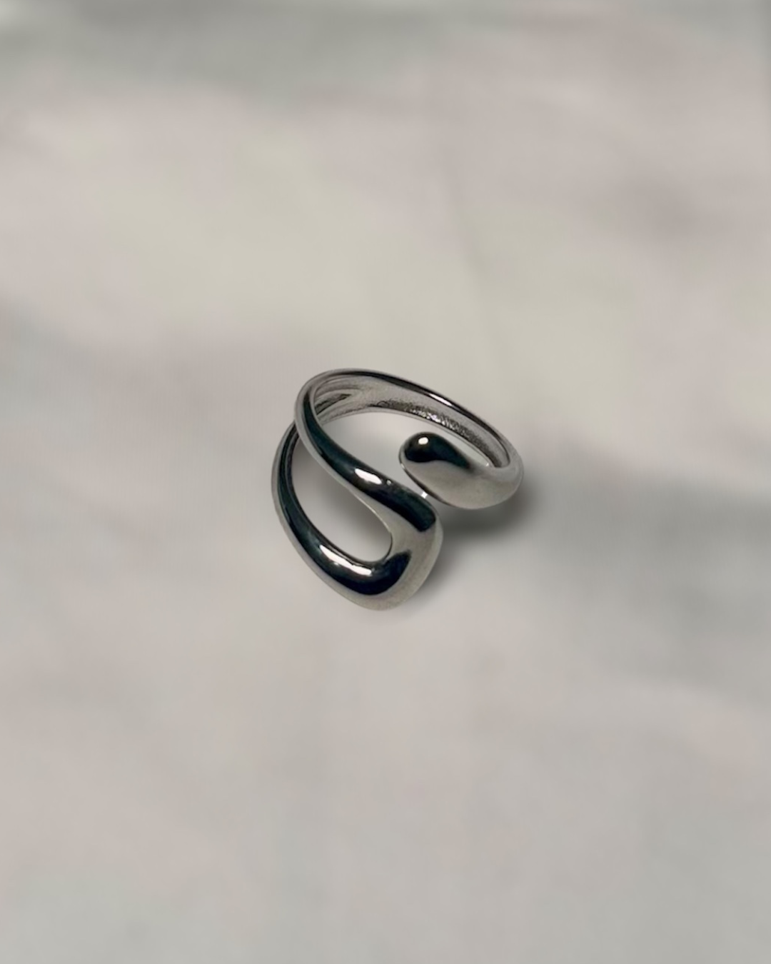 Silver Curve Ring