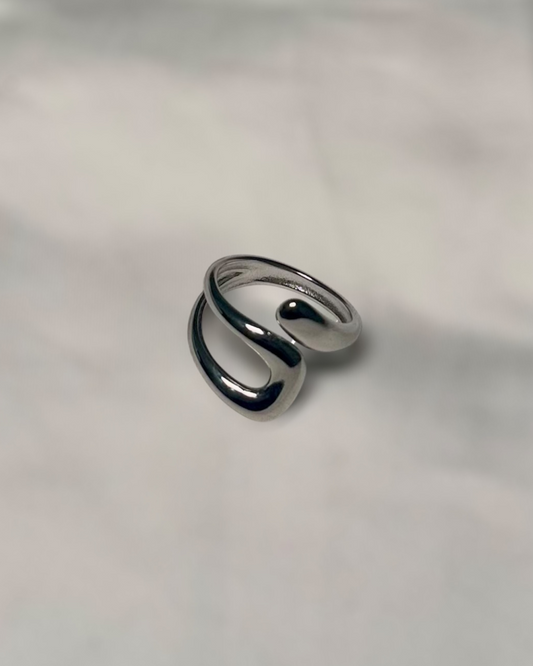 Silver Curve Ring