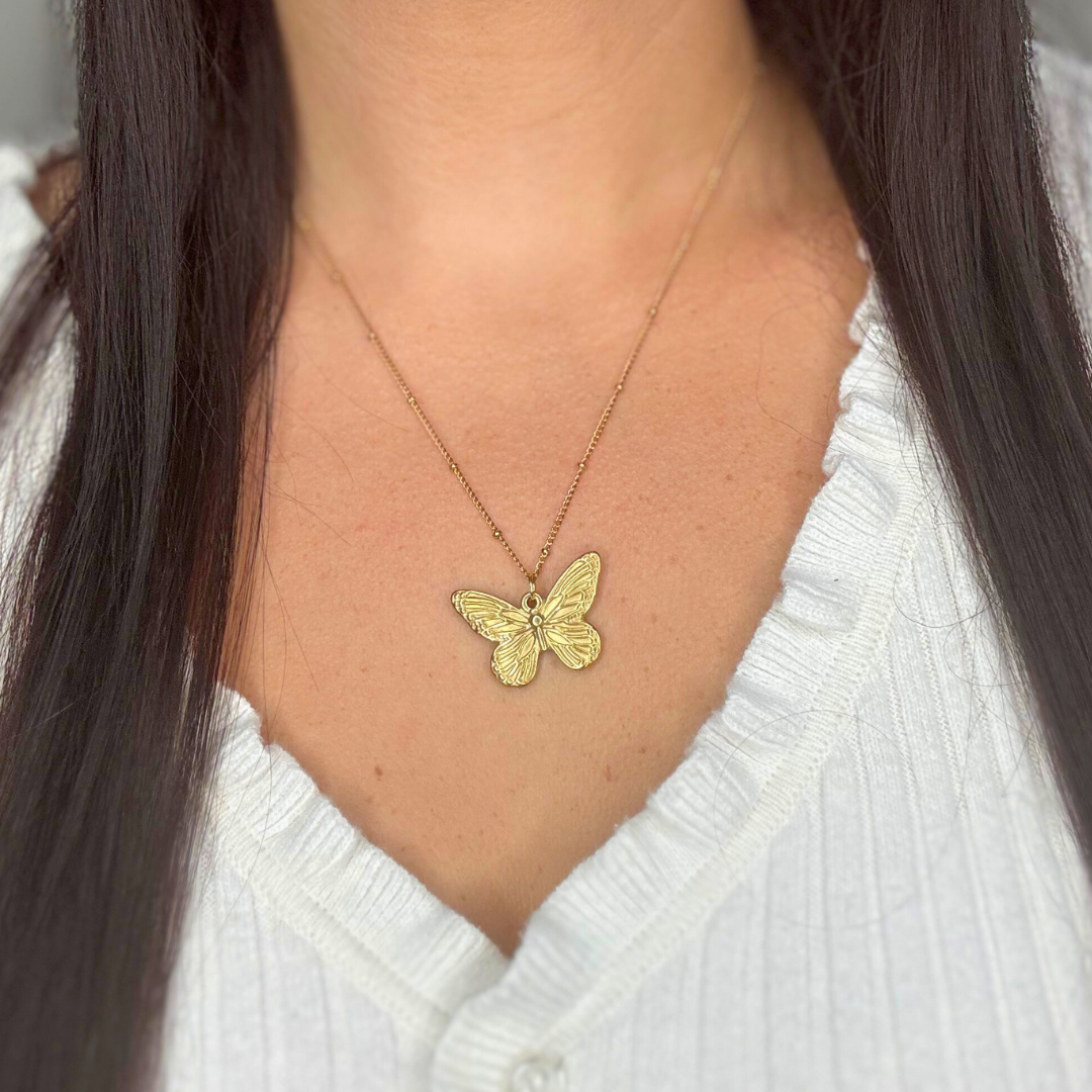 Butterfly neckclace